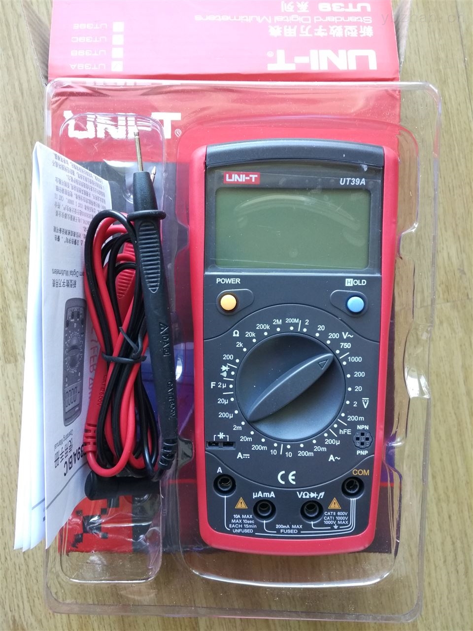 UT39A+數字萬用表應用